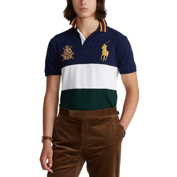 NEW Polo Ralph Lauren Jockey Club Mens Shirt Sz M - Picture 2 of 3